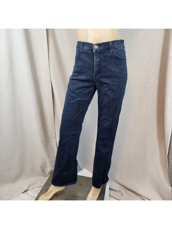 NYDJ Denim - NYDJ Not Your D Blue Dark Wash Mid Rise Denim Blue Jeans Size 4 SMALL 27 Wx 31 I